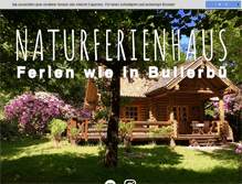 Tablet Screenshot of naturferienhaus.de